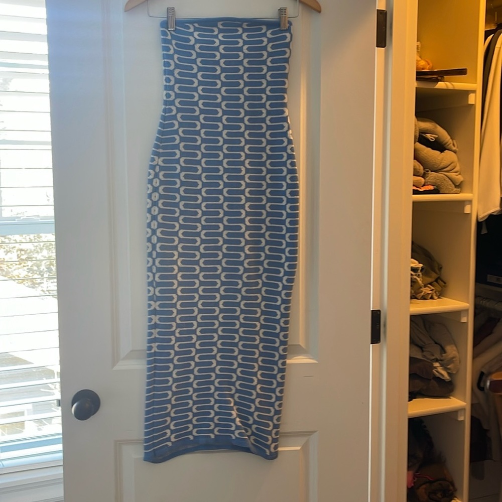 Reformation strapless dress